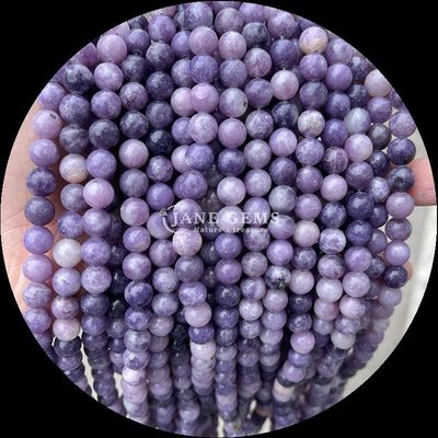 8mm Polished Gemstone Beads Hematite Yooperlite Dan Lebih Berbagai Jenis Crystal Healing Stone Loose Bead Strands untuk Aksesoris Mode