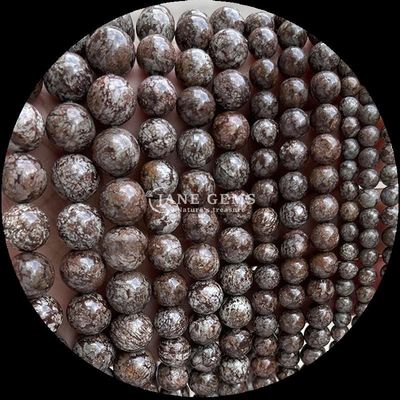8mm Polished Gemstone Beads Hematite Yooperlite Dan Lebih Berbagai Jenis Crystal Healing Stone Loose Bead Strands untuk Aksesoris Mode