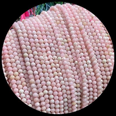 Tingkatkan pembuatan perhiasan DIY Anda dengan permata manik bulat dan batu permata alami berbagai kristal alami batu penyembuhan dalmatian jasper tourmaline longgar mini faceted manik benang