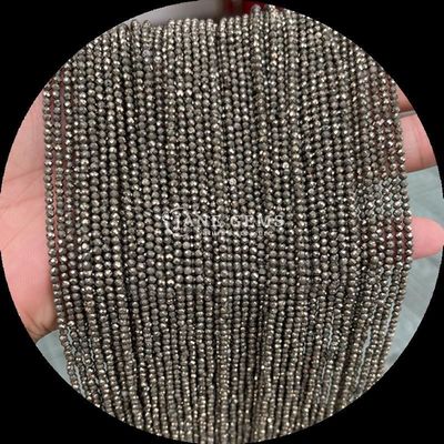 Tingkatkan pembuatan perhiasan DIY Anda dengan permata manik bulat dan batu permata alami berbagai kristal alami batu penyembuhan dalmatian jasper tourmaline longgar mini faceted manik benang