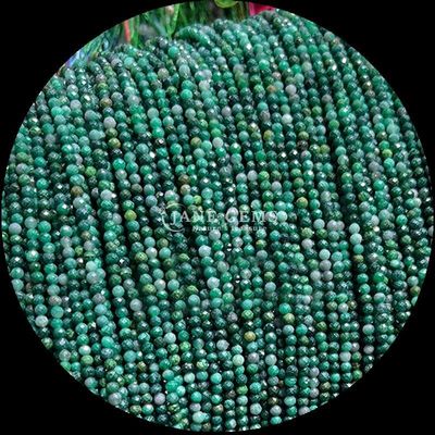 Asal Usul Kalung Permata Manik Prehnite Lapis Lazuli Mini Faceted Loose Bead Strands Cocok untuk Berbagai Warna